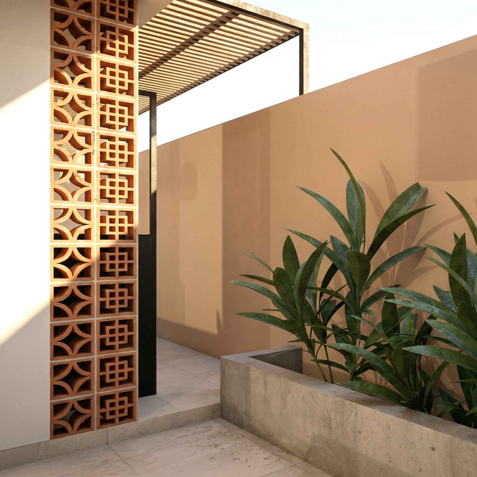 patio de servicio